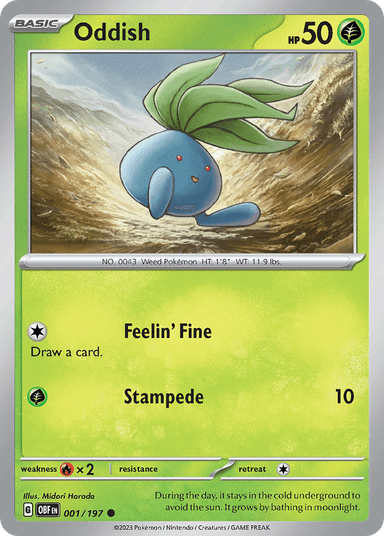 Oddish, Obsidian Flames 1