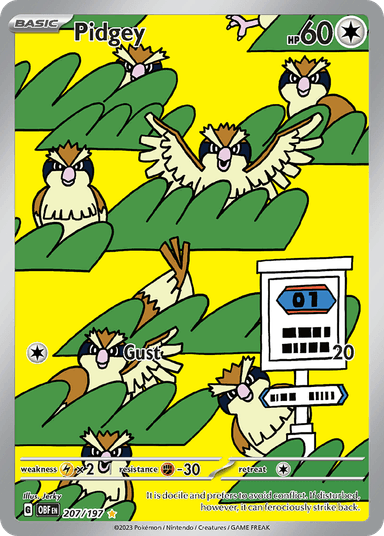 Pidgey, Obsidian Flames 207