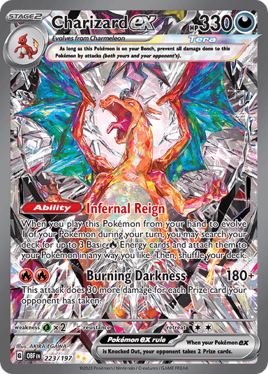 Charizard ex, Obsidian Flames 223