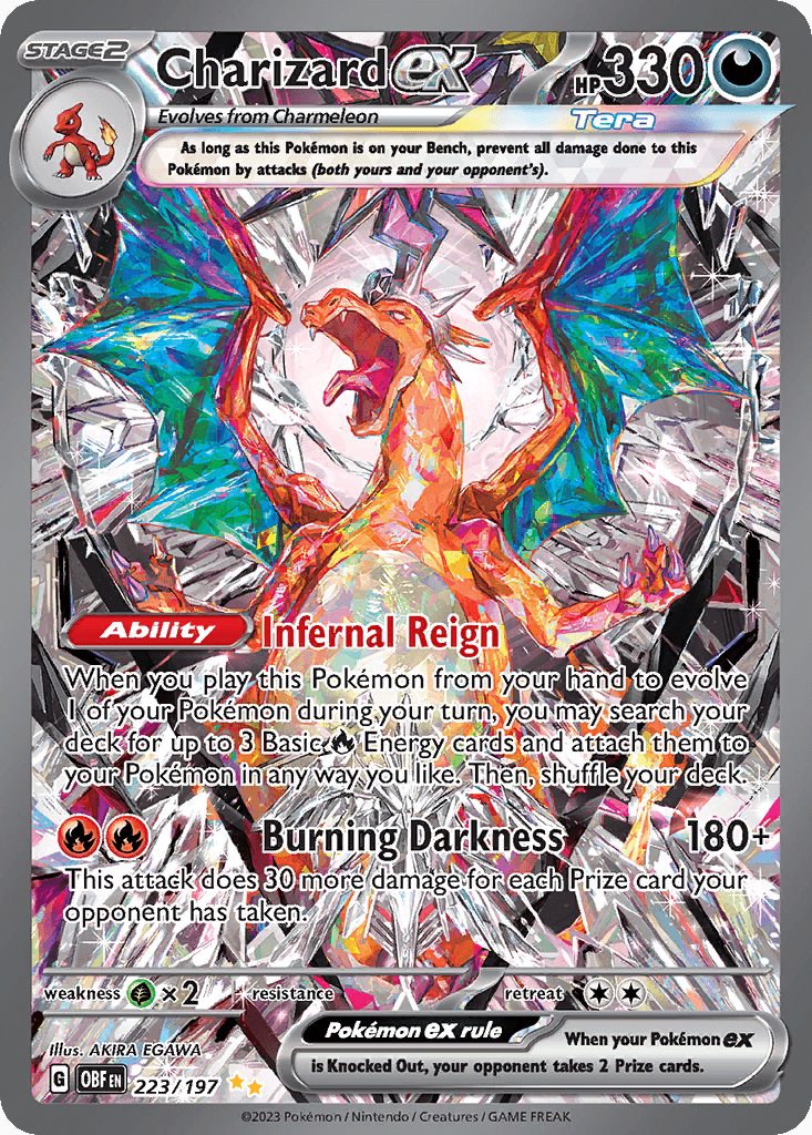 Charizard ex, Obsidian Flames 223