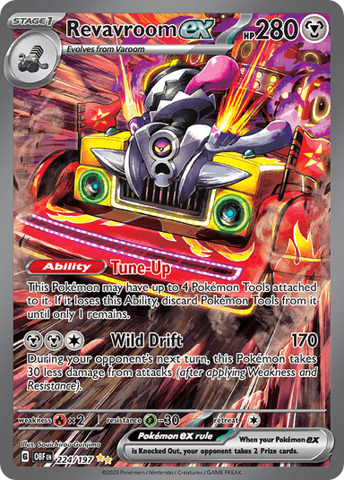 Revavroom ex, Obsidian Flames 224