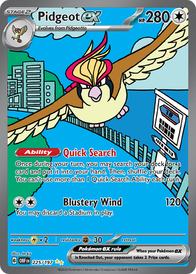 Pidgeot ex, Obsidian Flames 225