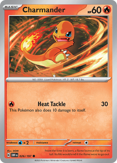 Charmander, Obsidian Flames 26