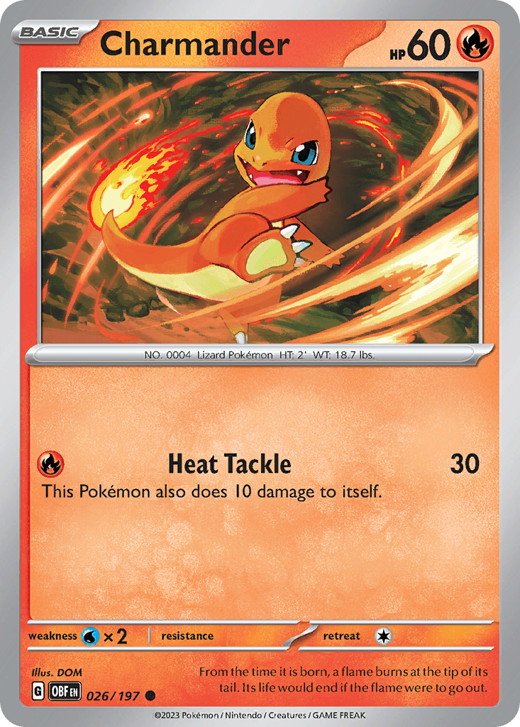 Charmander, Obsidian Flames 26
