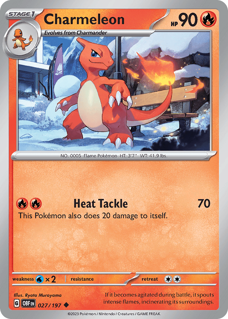 Charmeleon, Obsidian Flames 27