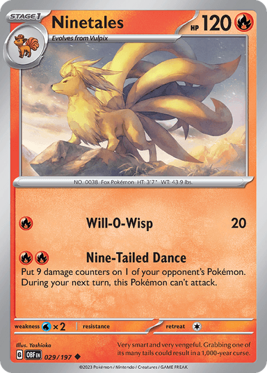 Ninetales, Obsidian Flames 29