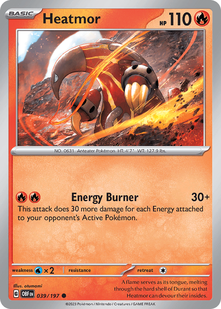 Heatmor, Obsidian Flames 39
