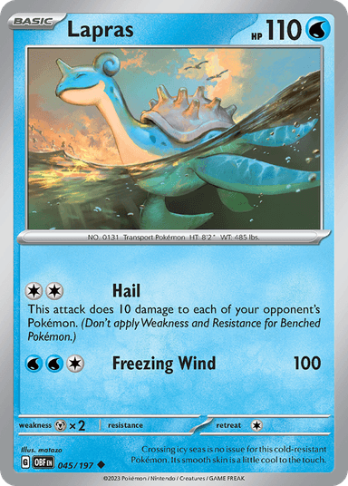 Lapras, Obsidian Flames 45