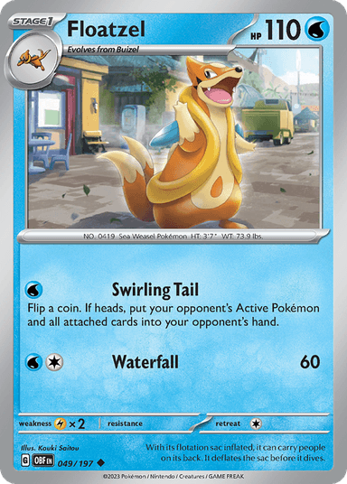 Floatzel, Obsidian Flames 49