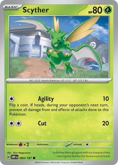 Scyther, Obsidian Flames 4