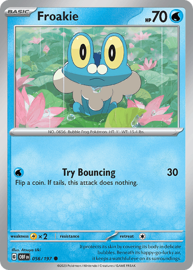 Froakie, Obsidian Flames 56