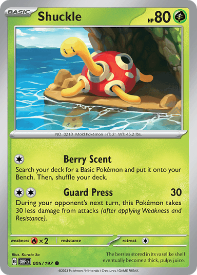Shuckle, Obsidian Flames 5