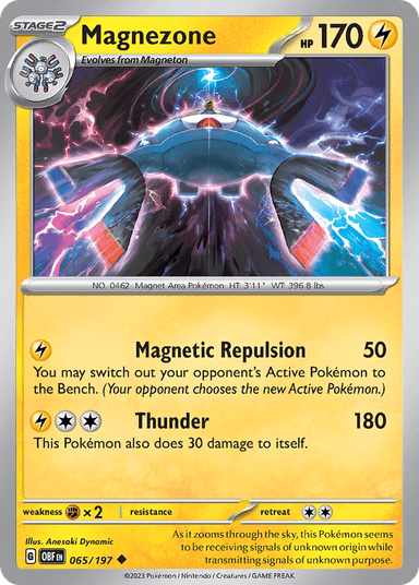 Magnezone, Obsidian Flames 65
