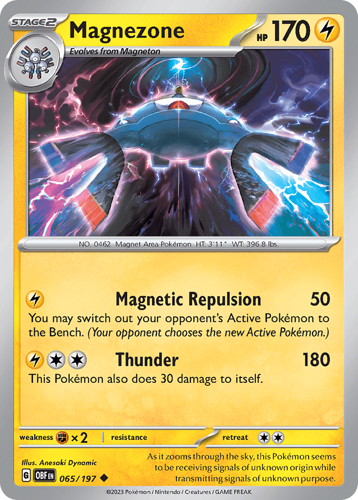 Magnezone, Obsidian Flames 65