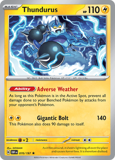 Thundurus, Obsidian Flames 70