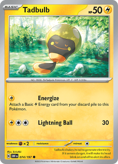 Tadbulb, Obsidian Flames 74
