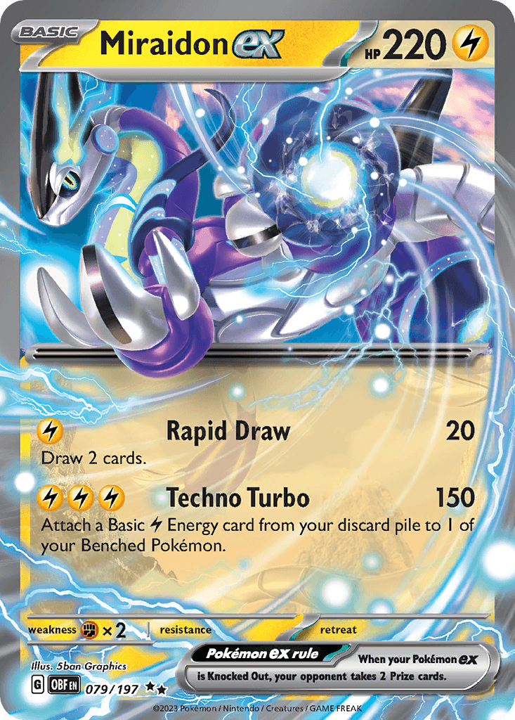 Miraidon ex, Obsidian Flames 79