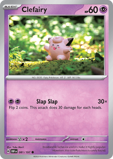 Clefairy, Obsidian Flames 81