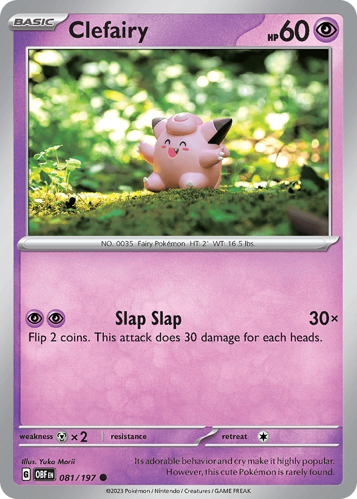 Clefairy, Obsidian Flames 81