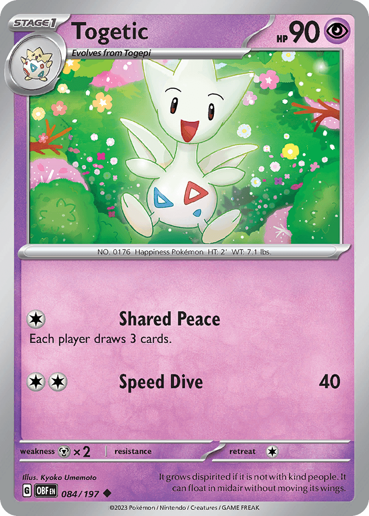 Togetic, Obsidian Flames 84