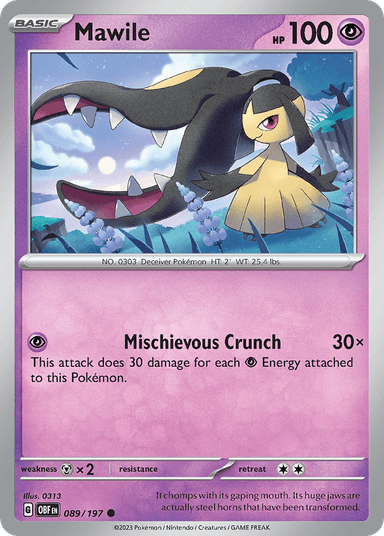 Mawile, Obsidian Flames 89