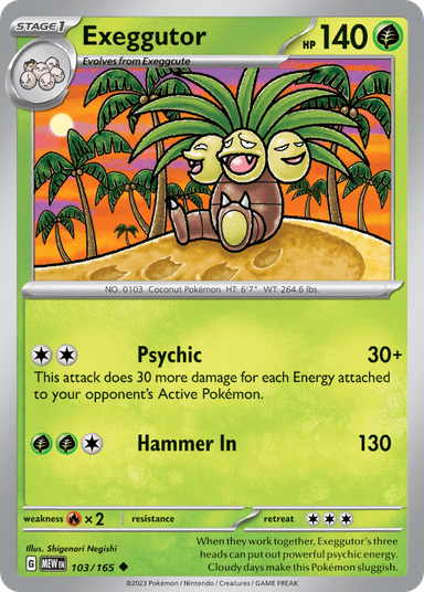 Exeggutor, 151 103