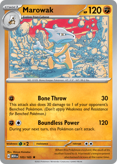 Marowak, 151 105