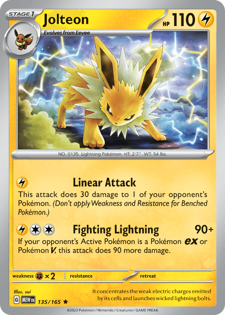 Jolteon, 151 135