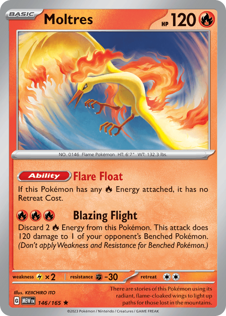Moltres, 151 146