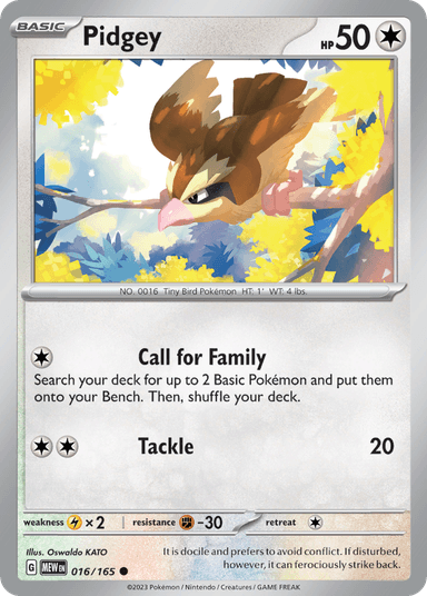 Pidgey, 151 16