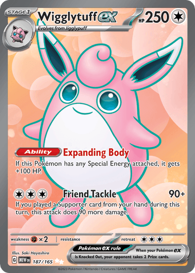 Wigglytuff ex, 151 187