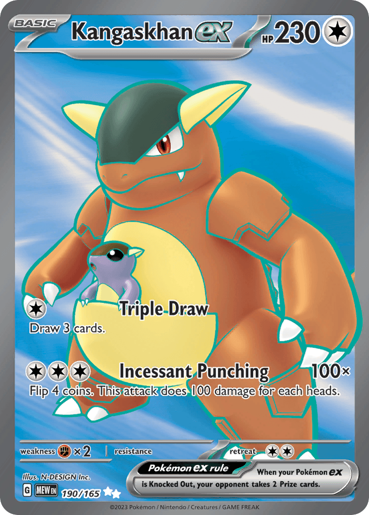 Kangaskhan ex, 151 190