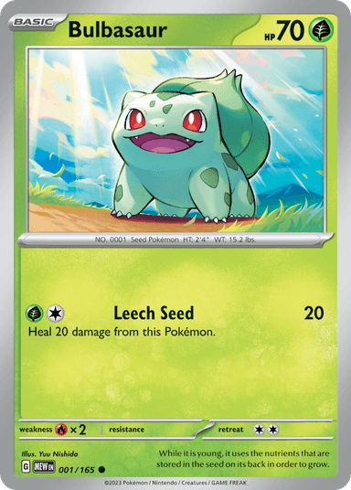 Bulbasaur, 151 1