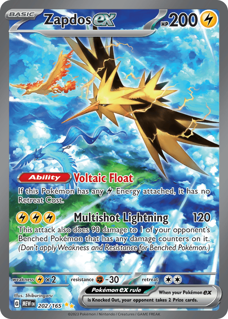 Zapdos ex, 151 202
