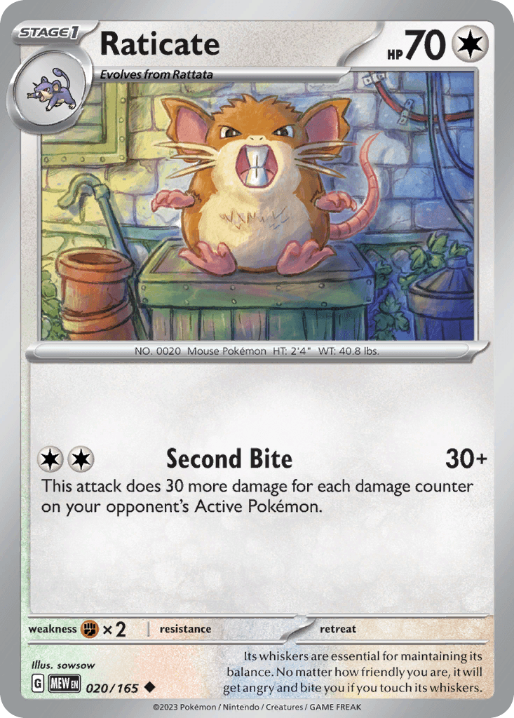 Raticate, 151 20