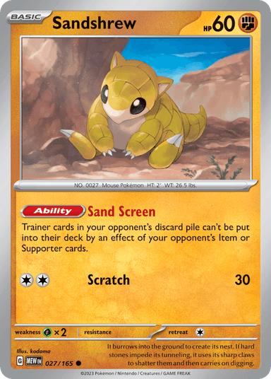 Sandshrew, 151 27