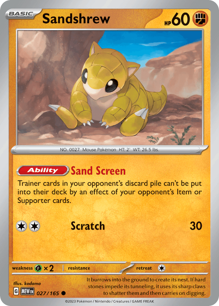 Sandshrew, 151 27
