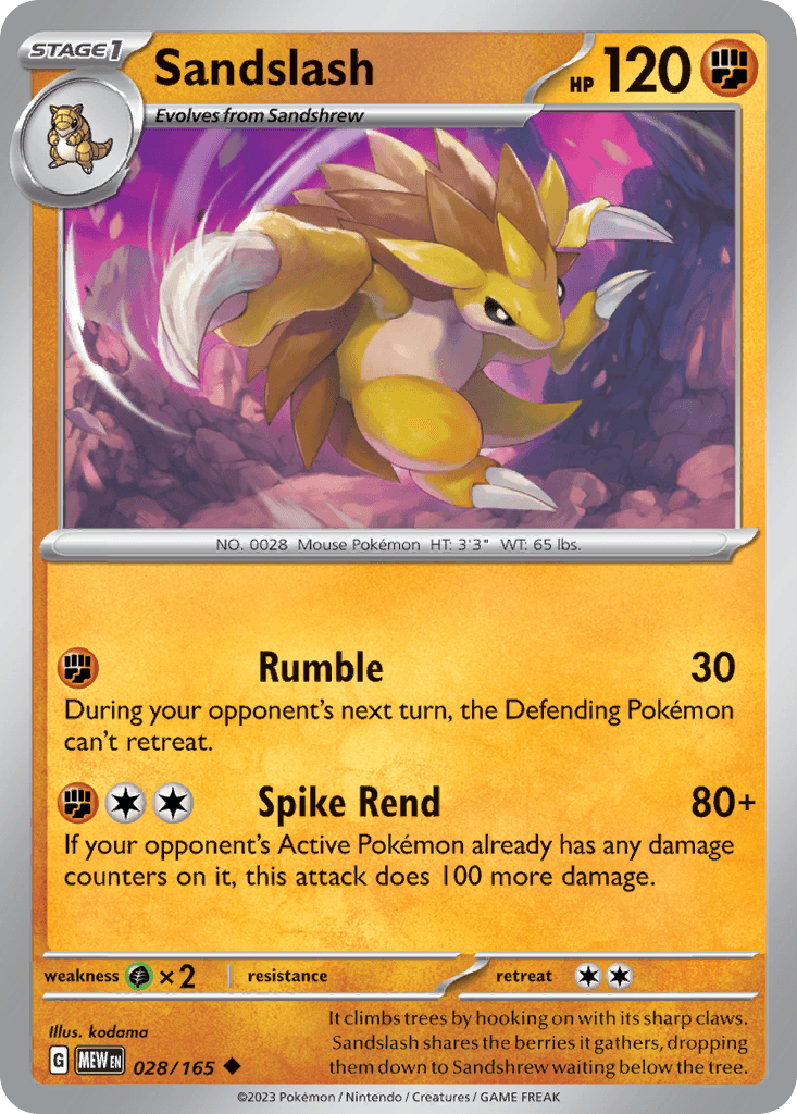 Sandslash, 151 28