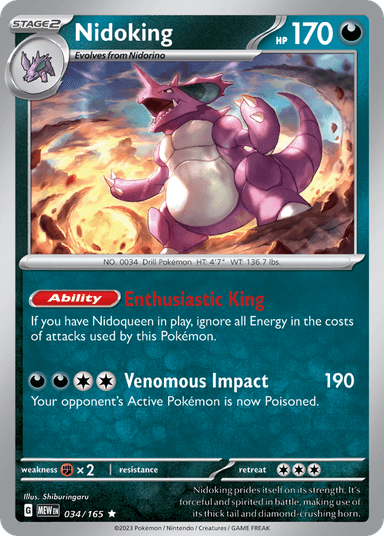Nidoking, 151 34