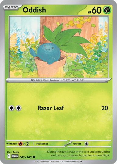 Oddish, 151 43