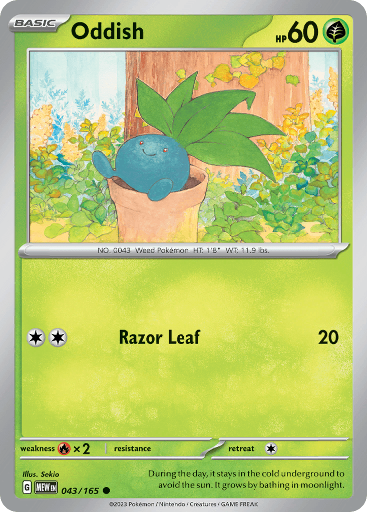 Oddish, 151 43