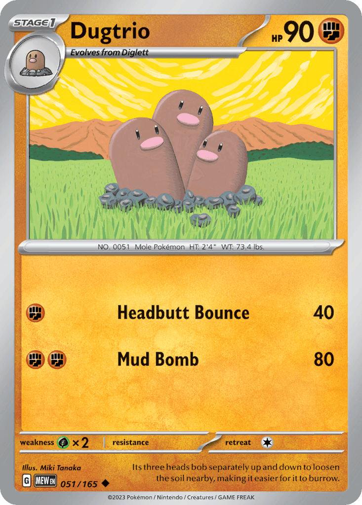 Dugtrio, 151 51