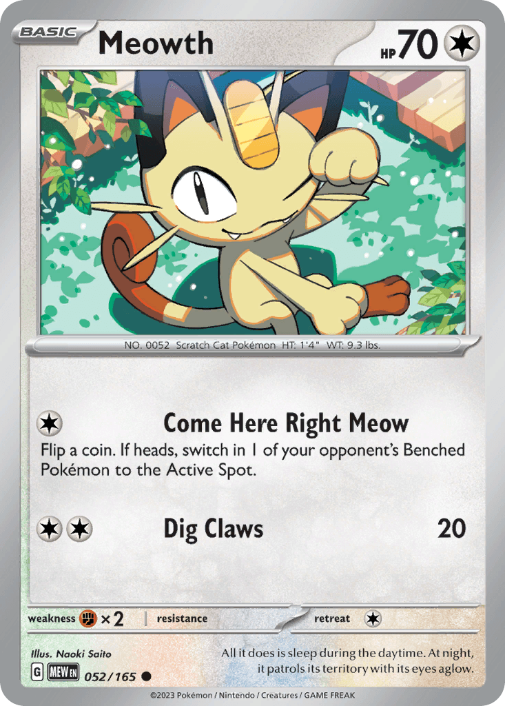 Meowth, 151 52