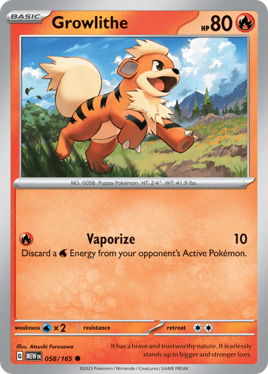 Growlithe, 151 58