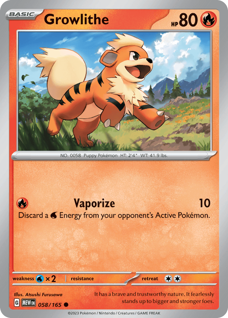 Growlithe, 151 58
