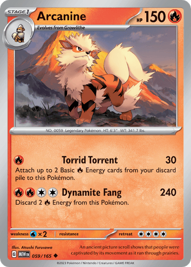 Arcanine, 151 59