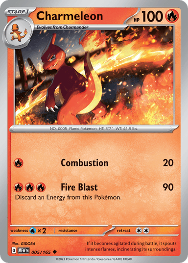 Charmeleon, 151 5