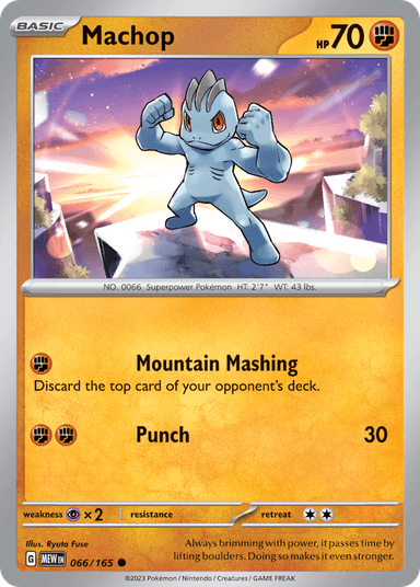 Machop, 151 66