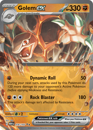 Golem ex, 151 76