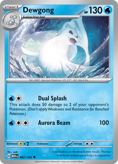 Dewgong, 151 87